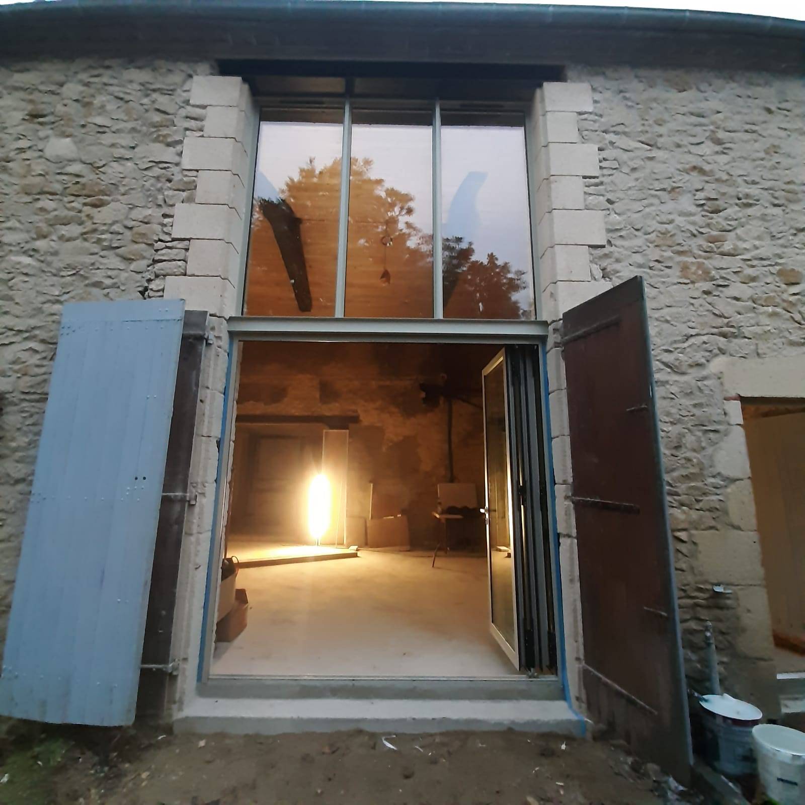 Menuiserie grand ouverture à Saint Pierre de Mons en aluminium