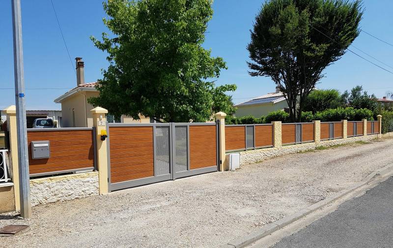 Portail et cloture sur mesure en aluminium