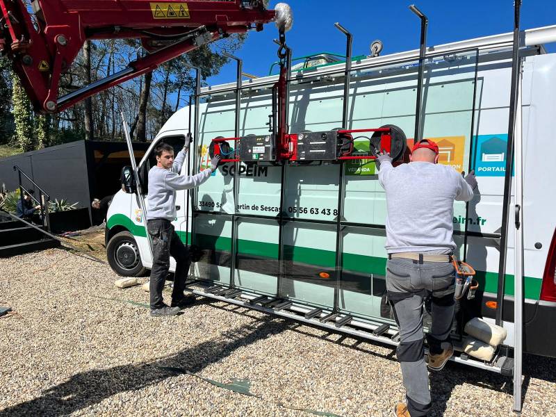 Palonnier à ventouse pour vitrage de 230kg